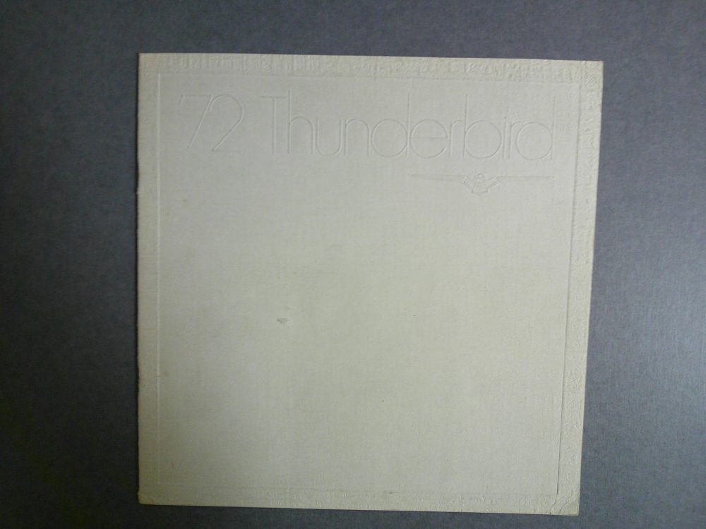 1972 Ford Thunderbird Sales Catalog Merrick Auto Museum 1972-ford-thunderbird-sales-catalog-merrick-auto-museum