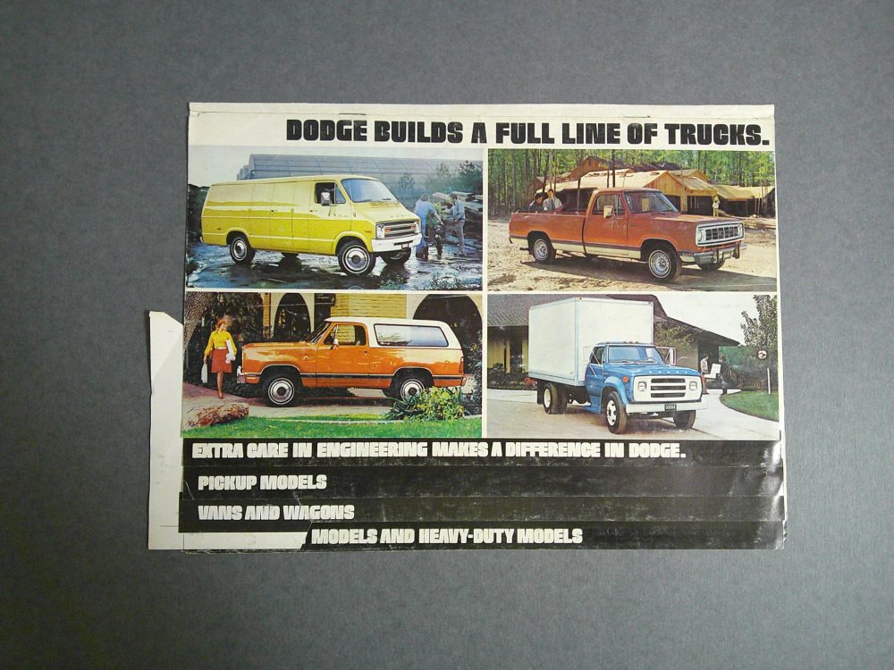 1974 Dodge Trucks Sales Catalog Merrick Auto Museum
