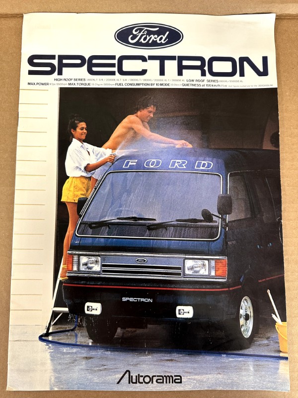 1984 Ford Spectron, Sales Catalog | Merrick Auto Museum