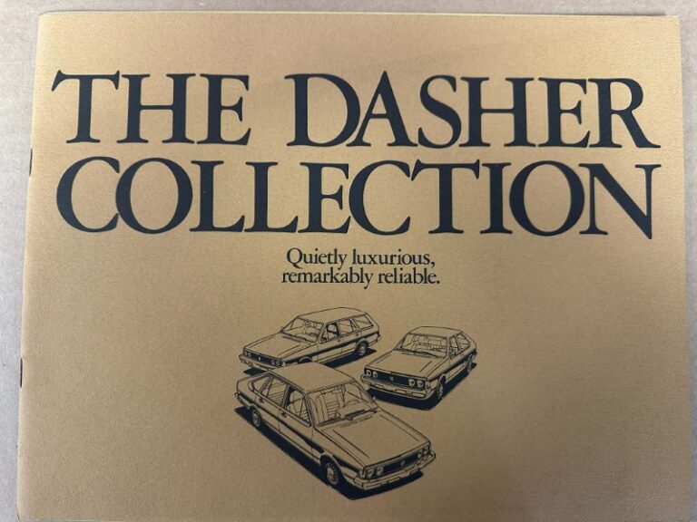 1979 Volkswagen Dasher, Sales Catalog | Merrick Auto Museum