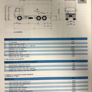 Volvo FH16-470 cab truck schematic with side and front views and dimension tables.