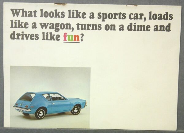 24 Custom | Merrick Auto Museum Advertisement poster with bold headline about a car that looks sporty but is versatile; shows a light-blue vintage car in the bottom-left corner.