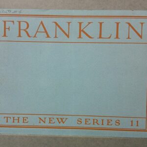 Blue card with an orange border reading 'FRANKLIN' at the top and 'THE NEW SERIES 11' at the bottom.
